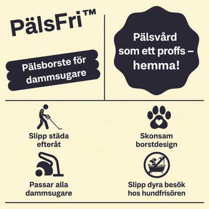 PelsFri™ Pelsplejebørste til Støvsuger