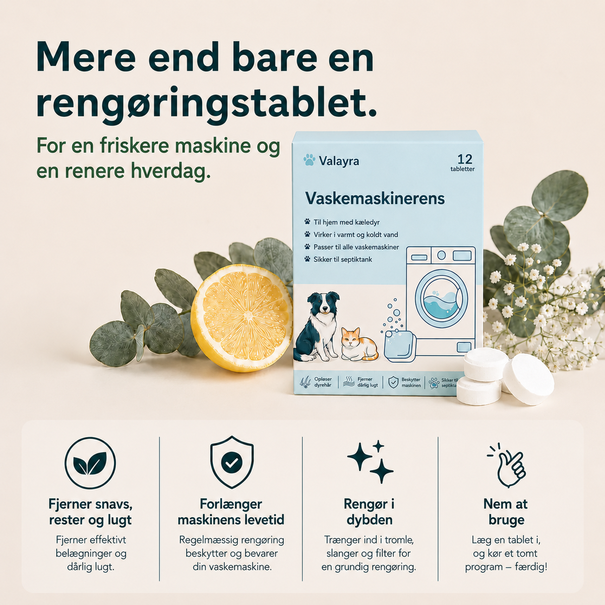 Valayra™ Vaskemaskinerens